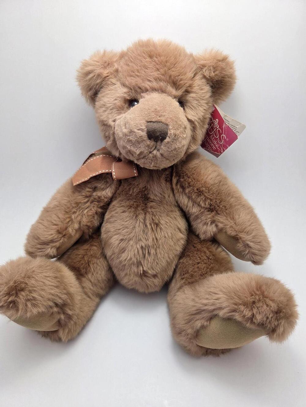 Russ "Beadle" the Large soft Teddy Bear Plush Vintage Rare (12 inch)